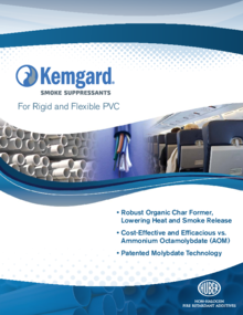 Kemgard® smoke suppressants for rigid and flexible PVC