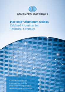 Martoxid® aluminum oxides calcined aluminas for technical ceramics