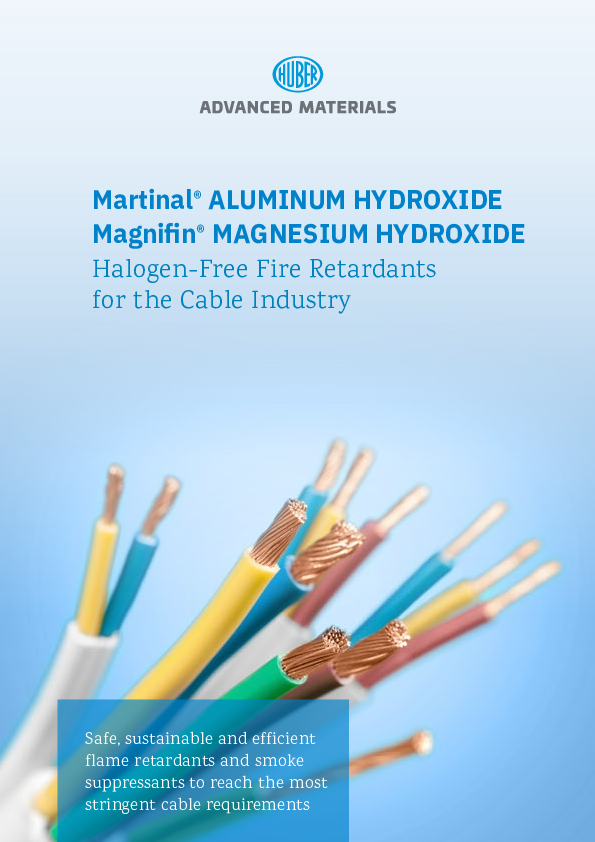 Martinal® and Magnifin® halogen-free flame retardants for the cable industry